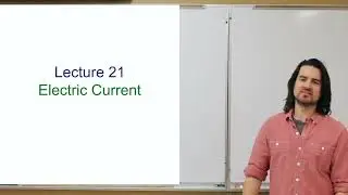 Electric Current - Descriptive Physics Lecture