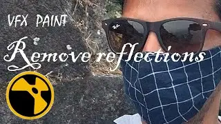 Nuke VFX Paint Tutorial | VFX Paint | remove reflections from glasses [Hindi]