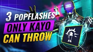 3 Flashes Only Kayo Can Throw! - Valorant #Shorts