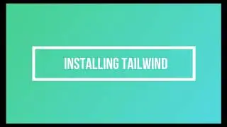 Installing Tailwind CSS in Laravel Project
