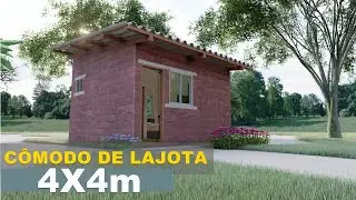 MINI CASA | Apenas 4x4 m | UM COMODO.