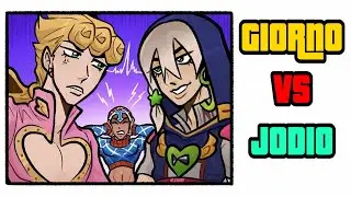 Giorno VS Jodio - (JJBA Comic Dub)