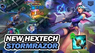 70K DAMAGE NEW HEXTECH STORMRAZOR 🔥 Caitlyn Wild Rift Gameplay