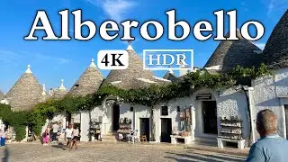 ALBEROBELLO - THE LAND OF DWARF HOUSES  [4K] THE MOST BEAUTIFUL VILLAGES IN ITALY 🇮🇹