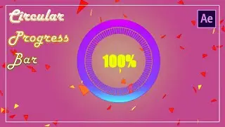 How to make Circular Progress Bar | After Effects Tutorial