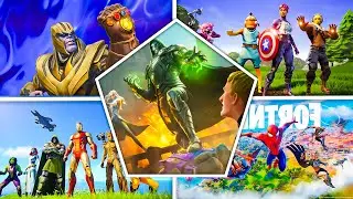 Fortnite's All Marvel & DC Trailers (Chapter 1 - Chapter 5)