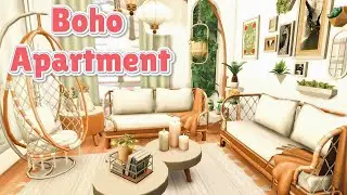 The Sims 4 💮 Boho Apartment - Speed Build ( No CC )