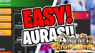 HOW TO GET THE *NEW* AURAS IN ANIME SIMULATOR UPDATE 1!