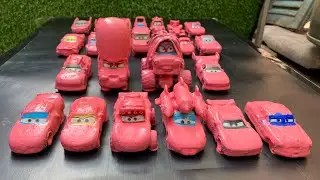 Clean up muddy minicars & disney pixar car convoys! Play in the garden