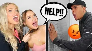 FIGHTING WITH THE DOOR LOCKED! *PRANK ON BOYFRIEND*