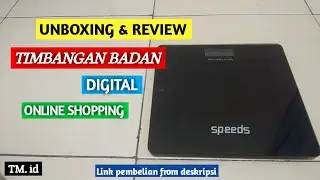 Unboxing & Review | Timbangan Badan Digital | Harga Cuman 50rb