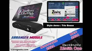 Arrangeur Cavagnolo Zenith One  Trio Bossa