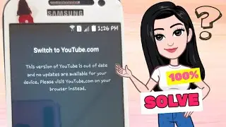 How to fix YouTube error|| switch to YouTube.com|| Tutorials Video| Jin Sai TV