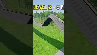 Impossible Weird Wave Rail Tracks VS Trains Crossing - BeamNG.Drive