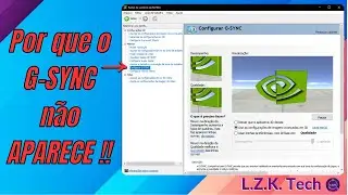 Seu Painel NVIDIA não aparece G Sync - acompanhe o video que te mostro pq isso acontece.👇🏻