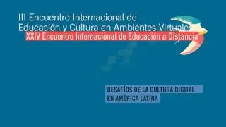 XXIV Encuentro Internacional de Educación a Distancia