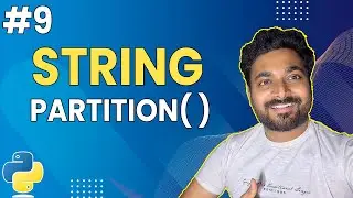 String Partition Function | Python Basics #9