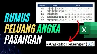 Rumus Peluang Angka Berpasangan