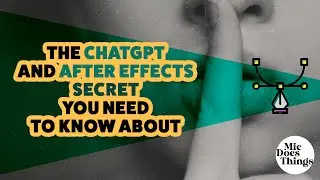 Automating Anchor Point Placement with ChatGPT and After Effects