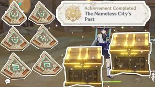 ALL 6 Mysterious Stone Slate Locations | The Nameless City Past Hidden Achievement | Genshin Impact