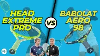 REVIEW: HEAD EXTREME PRO vs BABOLAT AERO 98 | Best Spin Racket? | Racket Review | PH Tennis