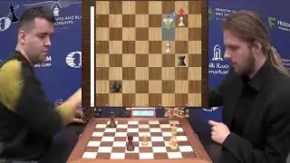 1 Rook vs 2 Pawns - Ian Nepomniachtchi vs Rapport Richard - FIDE World Blitz Chess 2023 - R10