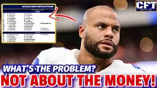 Cowboys Depth Chart finally set! Dak’s new contract is “NOT BEING HELD UP BY MONEY?”