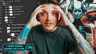 Photoshop T-Shirt Design Tutorial 2024 - Ai Takeover Concept