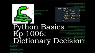 Python Basics Tutorial Use a Dictionary for Conditions || Replacing if Statements