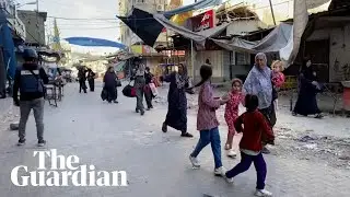 Thousands of people flee as fighting intensifies in Gazas Jabaliya and Rafah