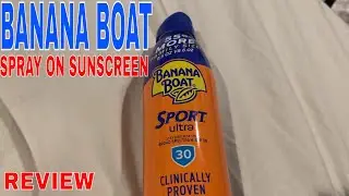 ✅  Banana Boat Spf 30 Spray On Sunscreen 🔴