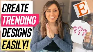 Create TRENDING Etsy T-shirt Designs EASILY & How to Find Commercial Licensed Graphics & Fonts