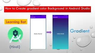 How to create gradient color background in android studio