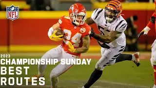 THE BEST 1-on-1 MATCHUPS, ROUTES, WR & DB PLAY FROM CHAMPIONSHIP SUNDAY!