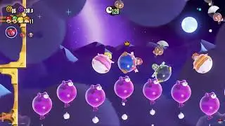 Super Mario Bros. Wonder - Peach, Mario, Luigi And Daisy Inflation 