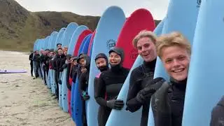 Surfing i Hoddevika 2020 - Sunnmøre Folkehøgskule | Multisportlinja