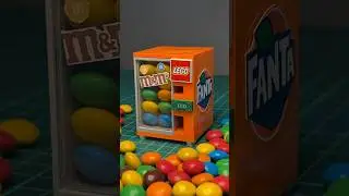 Working Lego Vending Machine with Safe #lego