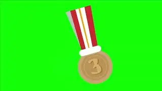 Third Place Medal - Olympics Green Screen Pack