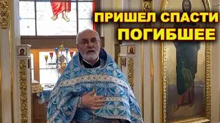 Христос пришёл спасти погибшее. О Закхее.