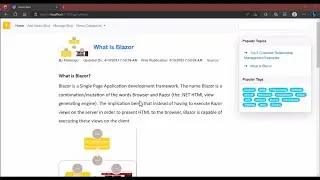 .NET 7 Blazor Blog with Web Assembly Core-Hosted - Part 1 | Perform CRUD operations on Blog