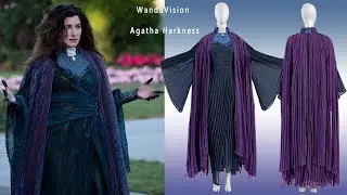 2021 WandaVision Agatha Harkness Cosplay Costume