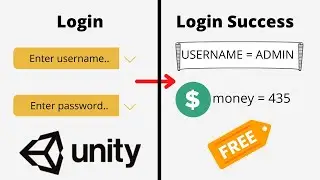 How to make a login system in unity