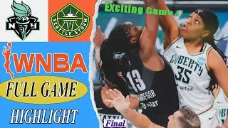 New York Liberty vs Seattle Storm Today [FULL GAME Highlights] | Aug 30,2024 WNBA 2024 Season