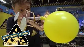 Science Max | ROCKET CAR | Experiments