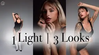 Simple TOP DOWN ONE LIGHT Set up w/ Canon R5 & Godox AD200Pro