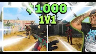 First 1V1 COD WAGER You Wont Believe What Happened! STICKS AND STONES Rules Only😱