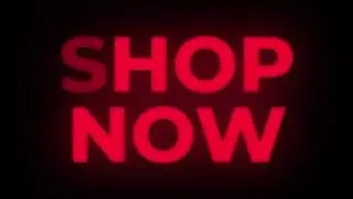 Shop Now Text Flickering Display Promotional Loop.