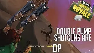 Double Pump at the Tilted Towers - Fortnite Gameplay