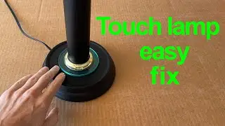 Touch lamp not working repair.