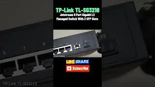 TP-Link TL-SG3210 JetStream 8 Port Gigabit L2 Managed Switch with 2 SFP Slots 